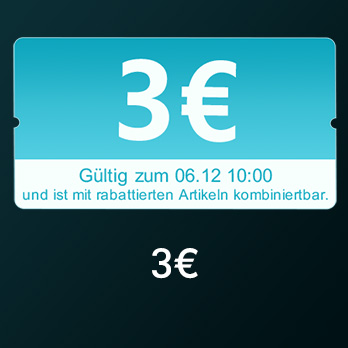 3€ Gutschein