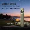 Baton Ultra Taschenlampe Camping, 1800 Lumen, 300 Meter, EIP1 LED, O-Aluminium, zwei Schalter, Ladeoptionen
