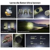 Olight Baton Ultra, EIP 1 LED, robuste DAL-Legierung, USB-C/MCC-Laden, helle Taschenlampe, Akkulaufzeit