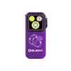 Olight Oclip Pro lila Clip-Taschenlampe in Vorderansicht mit Ehering-Gravur für Alltag und EDC-Einsatz