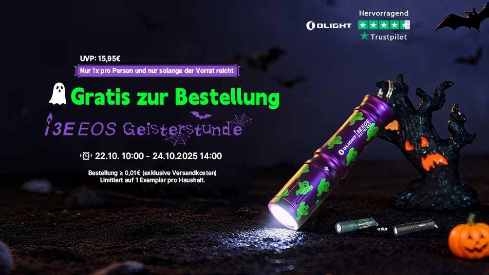 Olight i3E EOS im Test: Ist das die ultimative Schlüsselbund-Taschenlampe?