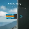 Olight LED Taschenlampe mit Magnetfuss haftet freihändig an Metalloberfläche
