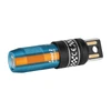 Olight imini 2 kleine LED-Taschenlampe in Blau und Orange mit USB-Stecker für den Schlüsselbund