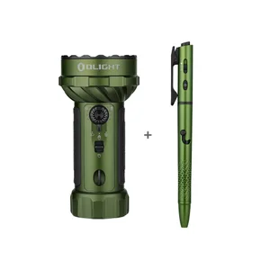 Grüne Olight Marauder Mini und Open Pro Stiftlampe im Set für Outdoor-Abenteuer und den täglichen Einsatz