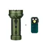 Grüne Olight Marauder Mini 2 Taschenlampe und blaues Oclip Pro Clip-Licht in Frontansicht für Outdoor und Camping