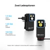 Schwarze Olight Oclip 2 Ultra Clip-Leuchte mit USB-C und MCC Ladeoptionen für vielseitige Alltagsnutzung