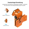 Olight Orange Oclip 2 Ultra Clip-On Leuchte mit 115° neigbarem Kopf und 360° drehbarer Klammer für flexible Ausrichtung