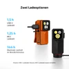 Olight Oclip 2 Ultra Clip-On-Lampe in Orange und Schwarz mit USB-C und magnetischer MCC Ladeoption für flexiblen Outdoor-Einsatz
