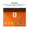 Olight Oclip 2 Ultra orangefarbene Clip-Leuchte mit farbiger Akku-Anzeige der Oclip Beat Leuchtdauer für Outdoor-Einsätze