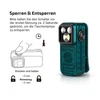 Olight Oclip Pro S in Vintagegrün, Seitenansicht mit Entriegelungshinweis, ideal für Ersteinsatz und Sicherheit