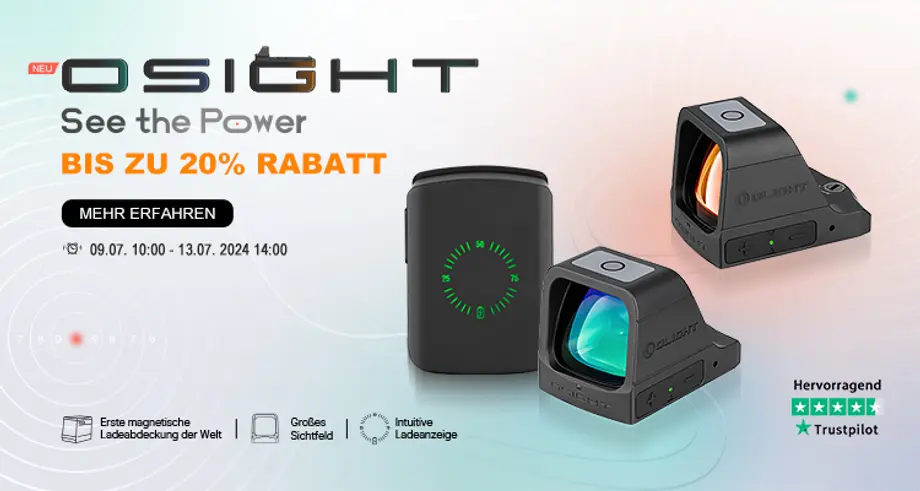 Olight Osight: Ein präzises Rotpunktvisier – ein Bericht vom O-Fan Steven