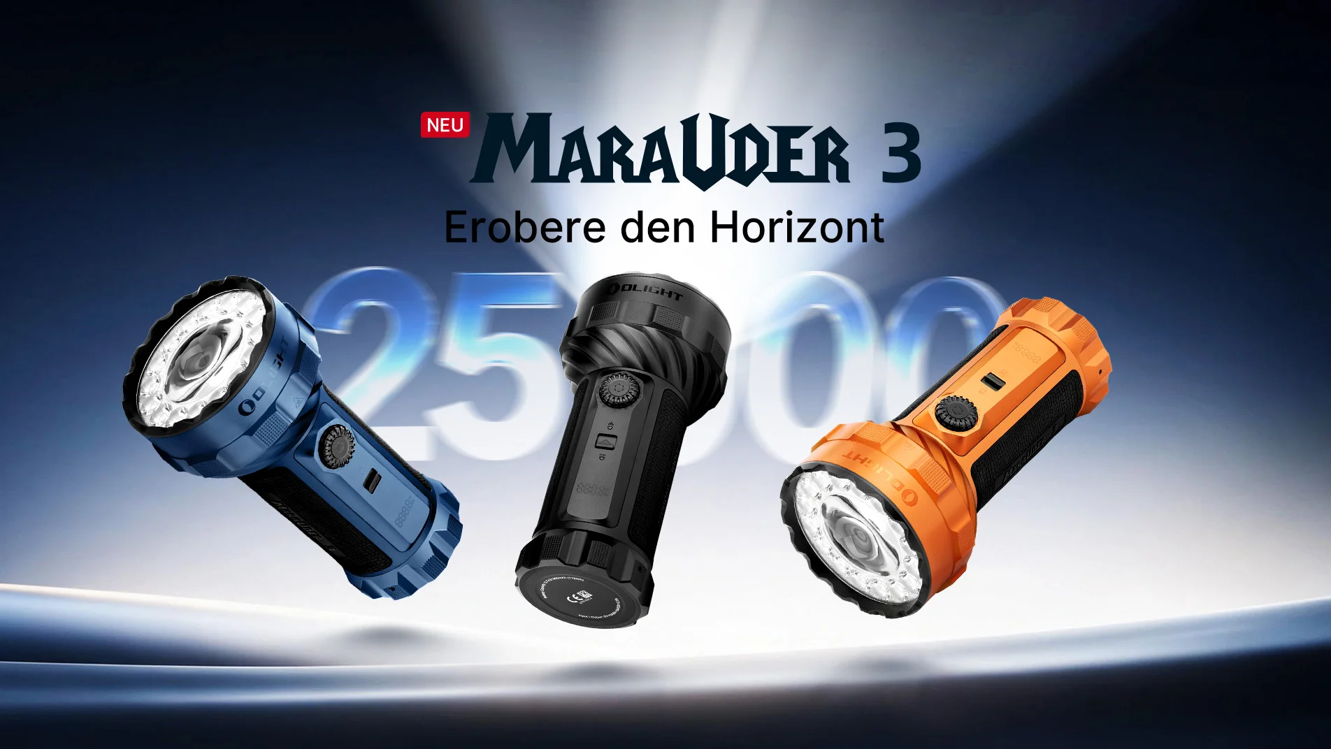 Olight Marauder 3 im Test: Diese extrem leistungsstarke Profi Taschenlampe mit 25000 Lumen und 1000 Meter Reichweite bietet das beste Licht für Outdoor Camping und Notfälle