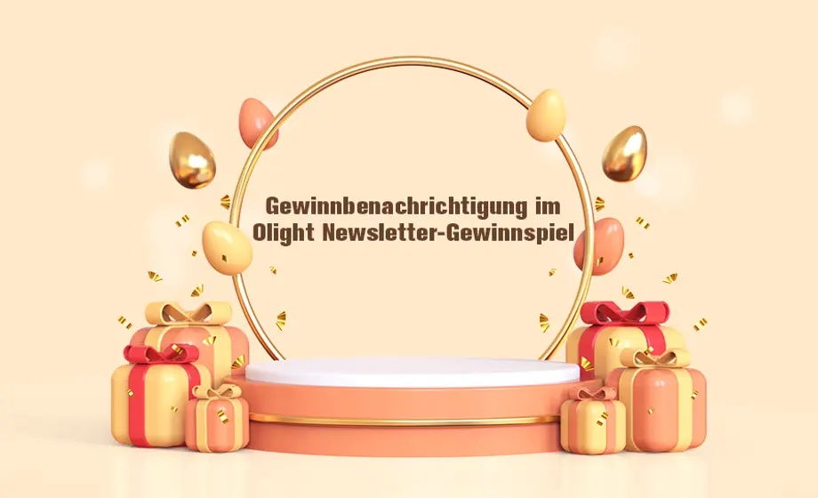 Gewinnbenachrichtigung im O-Fan Day Newsletter-Gewinnspiel