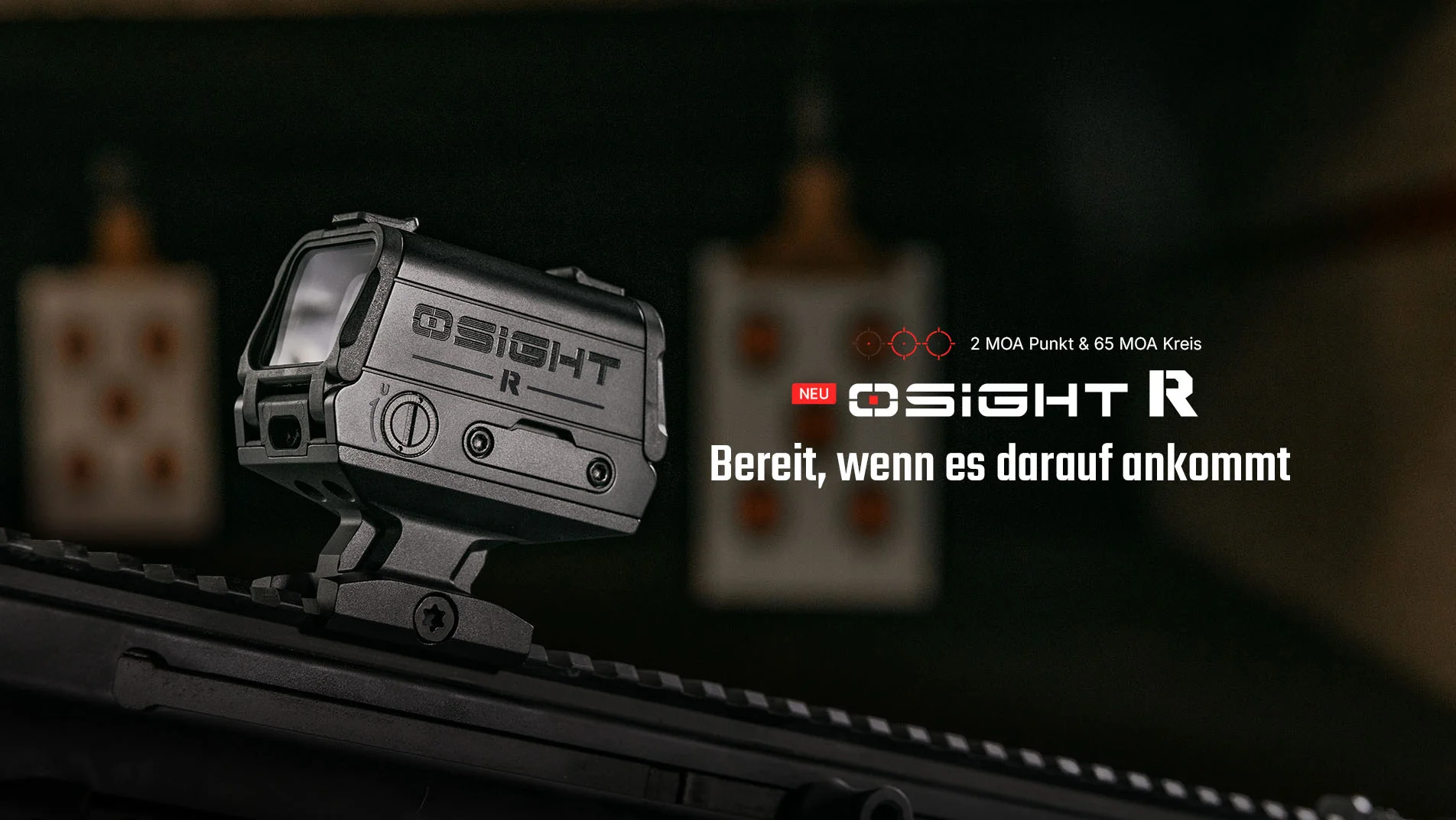 Weites Sichtfeld: Osights erstes Rotpunktvisier für Gewehre