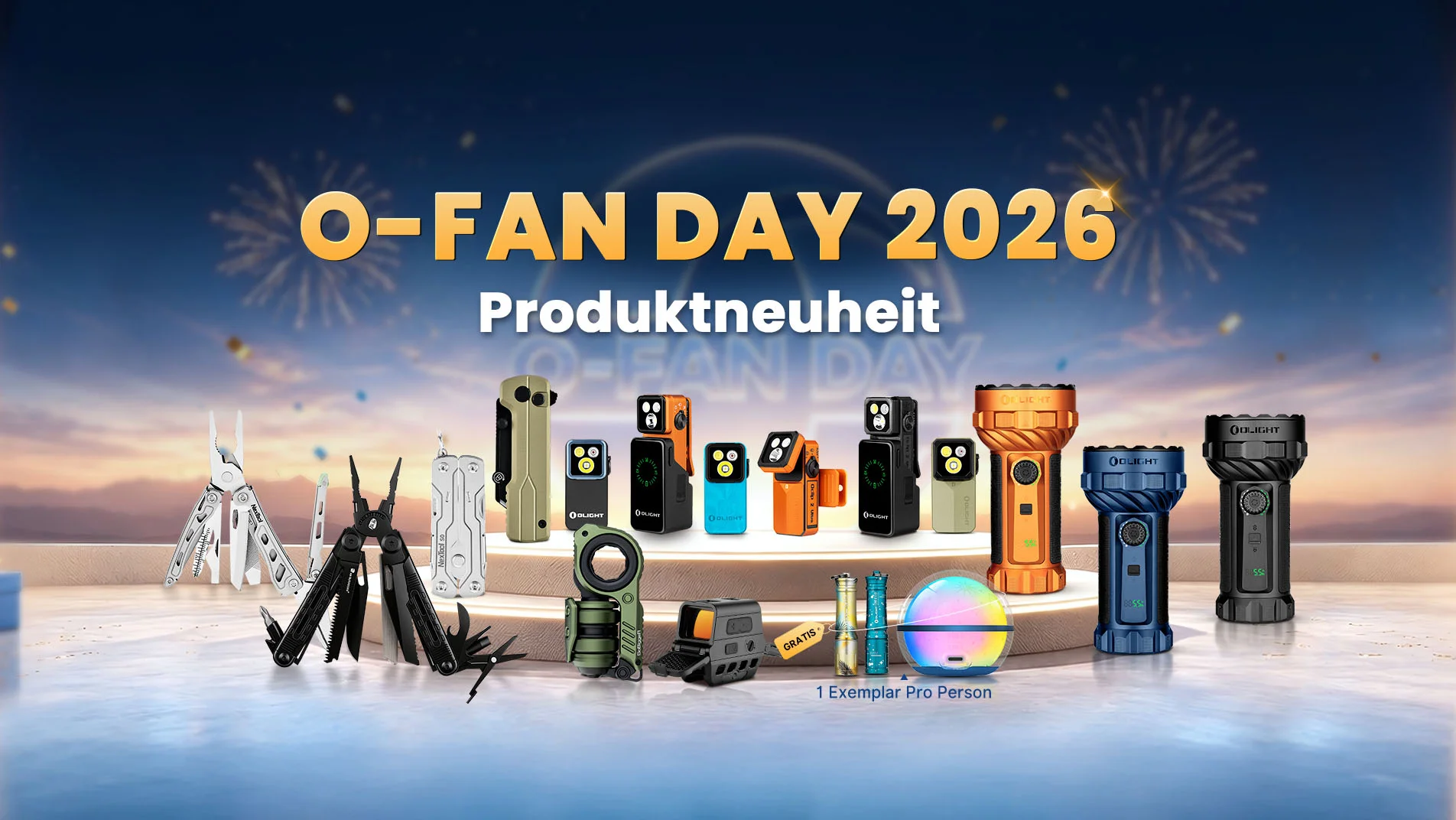 Olight OFan Day 2026: 100-Stunden-Flash-Sale mit exklusiven Angeboten