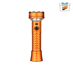 Prowess orange und schwarze LED-Taschenlampe im Holster