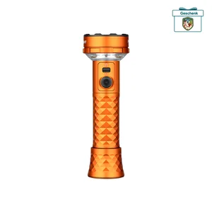 Prowess orange und schwarze LED-Taschenlampe im Holster