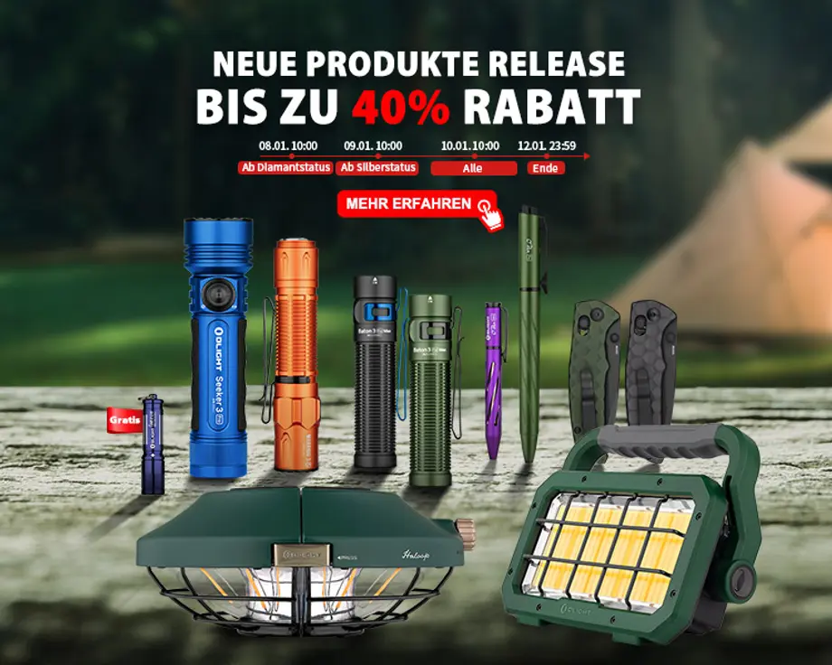 Giveaway! Hast du schon gehört? Das neue Produkt von Olight im Jahr 2023 kommt!