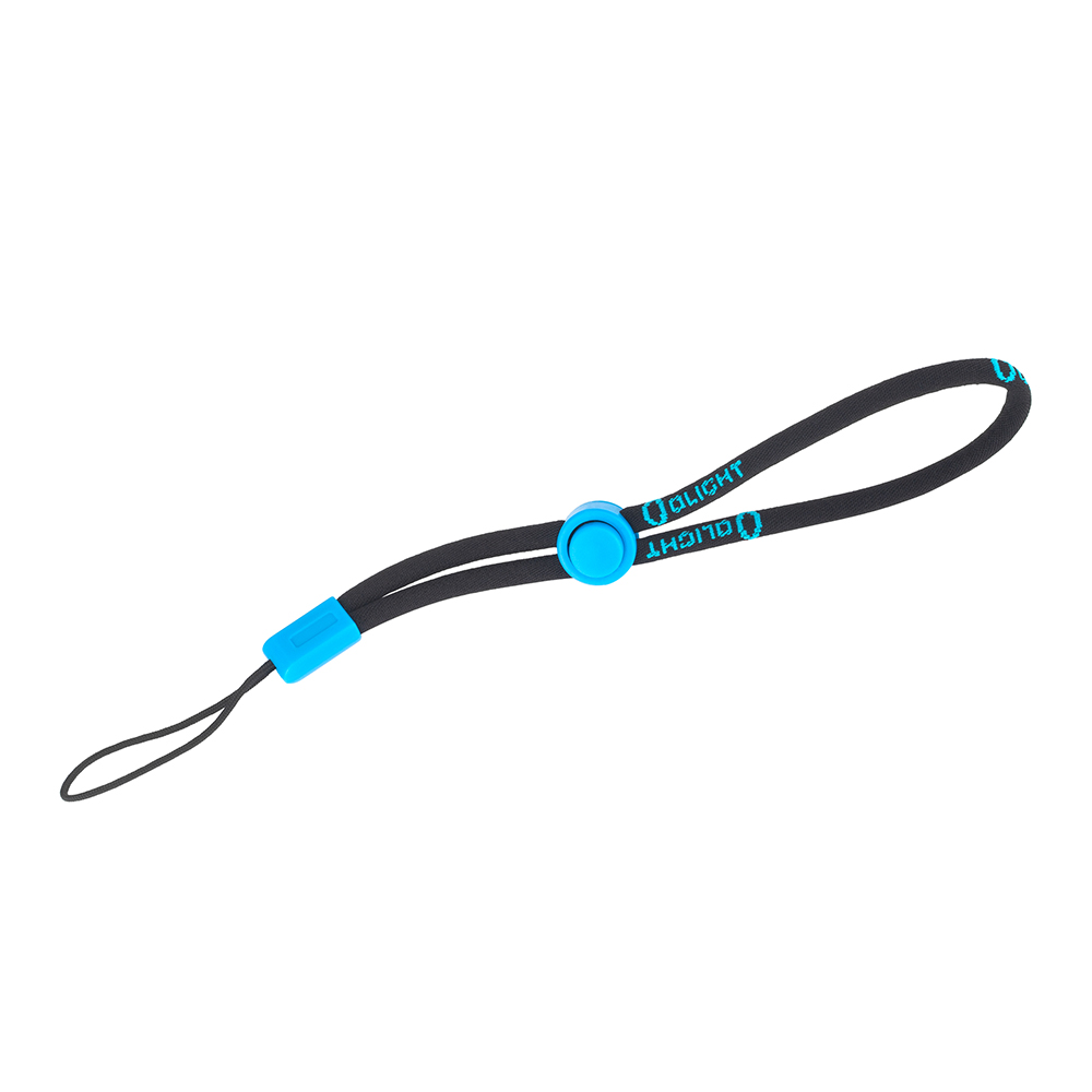 Olight schwarzes Lanyard aus Silikon / Handschlaufe für Taschenlampen