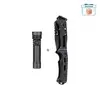 Schwarze Olight Oclip Pro LED Taschenlampe und Klappmesser Set für EDC und Outdoor Abenteuer