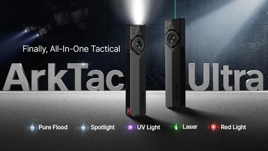 Olight ArkTac: Die neue All-in-One-Taktiklampe für maximale Einsatzbereitschaft