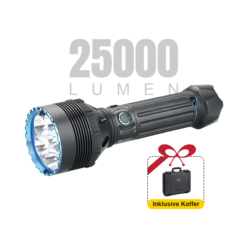 Olight X9R Marauder Leistungsstarke Taschenlampe Schwarz