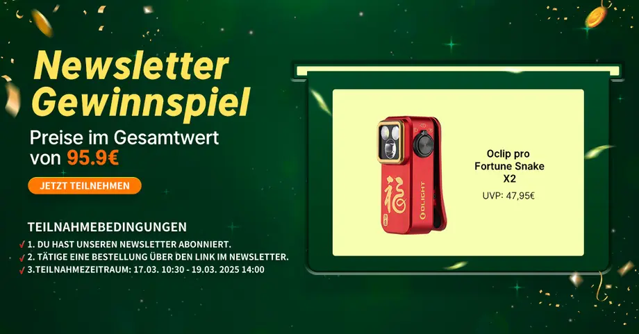 Newsletter Gewinnspiel im März(Exklusiv für Abonnent*innen)